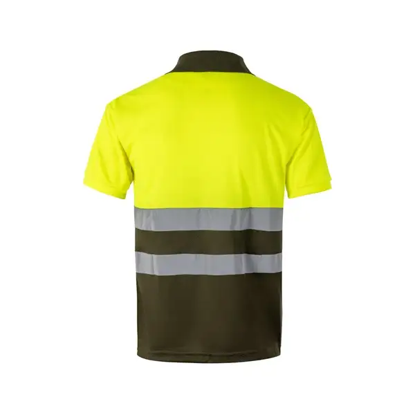 Zweifarbiges Poloshirt im Bird-Eye-Design (160g/m²) mit kurzen Ärmeln, aus Polyester (100%) – Ansicht 37