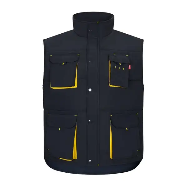 Steppweste, zweifarbig, mit mehreren Taschen (120g/m²), aus Polyester (100%) – Ansicht 4