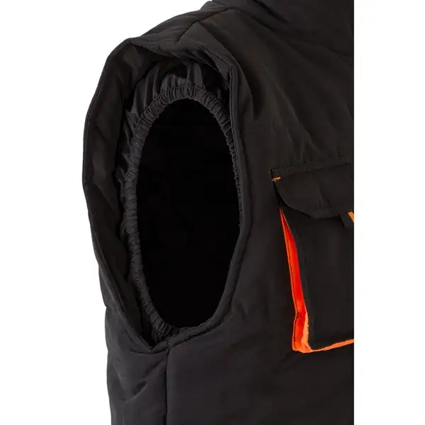 Steppweste, zweifarbig, mit mehreren Taschen (120g/m²), aus Polyester (100%) – Ansicht 13