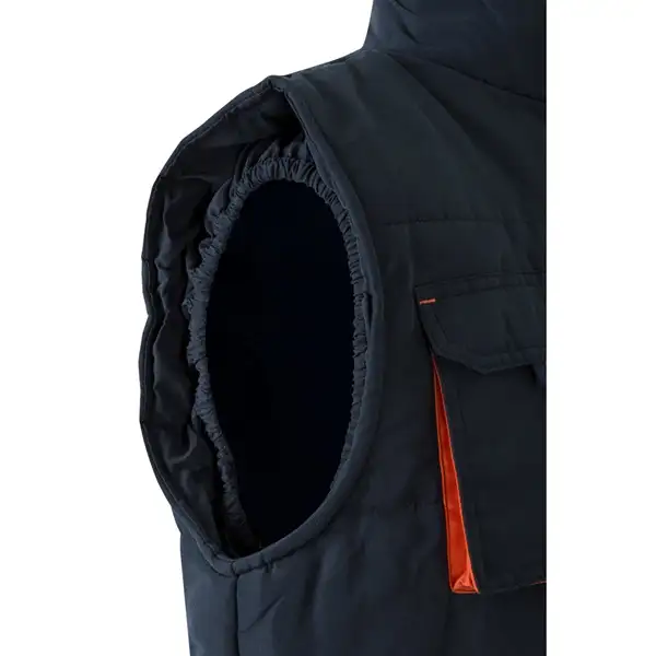 Steppweste, zweifarbig, mit mehreren Taschen (120g/m²), aus Polyester (100%) – Ansicht 18