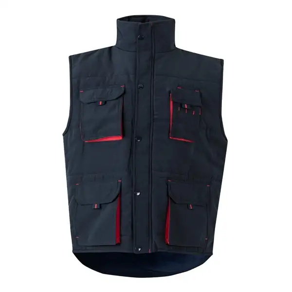 Steppweste, zweifarbig, mit mehreren Taschen (120g/m²), aus Polyester (100%) – Ansicht 29