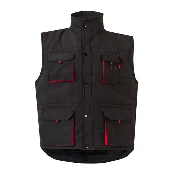 Steppweste, zweifarbig, mit mehreren Taschen (120g/m²), aus Polyester (100%) – Ansicht 39