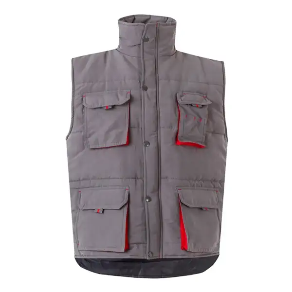 Steppweste, zweifarbig, mit mehreren Taschen (120g/m²), aus Polyester (100%) – Ansicht 49