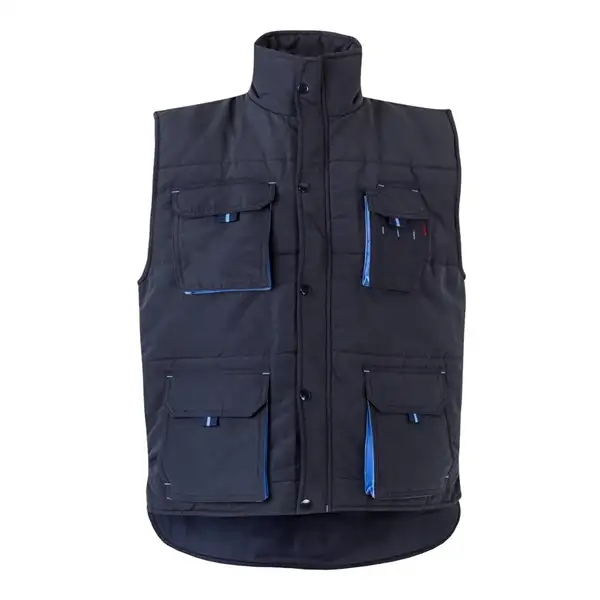 Steppweste, zweifarbig, mit mehreren Taschen (120g/m²), aus Polyester (100%) – Ansicht 59