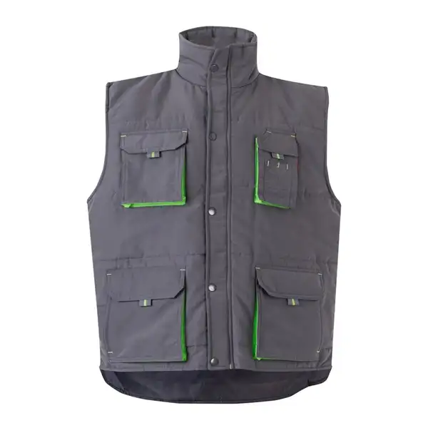 Steppweste, zweifarbig, mit mehreren Taschen (120g/m²), aus Polyester (100%) – Ansicht 64