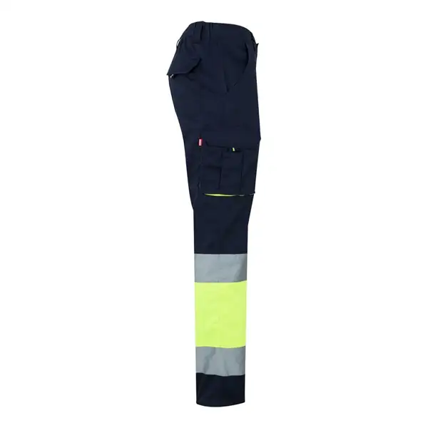 Zweifarbige Stretch-Hose mit mehreren Taschen (240 g/m²), aus Baumwolle (46 %), EME (38 %) und Polyester (16 %) – Ansicht 4