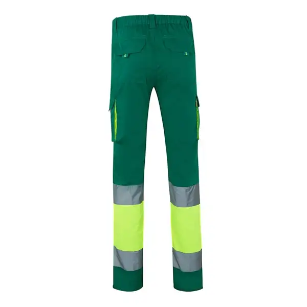 Zweifarbige Stretch-Hose mit mehreren Taschen (240 g/m²), aus Baumwolle (46 %), EME (38 %) und Polyester (16 %) – Ansicht 14