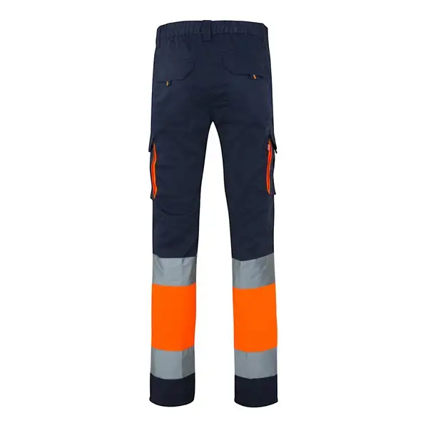Zweifarbige Stretch-Hose mit mehreren Taschen (240 g/m²), aus Baumwolle (46 %), EME (38 %) und Polyester (16 %) – Ansicht 20