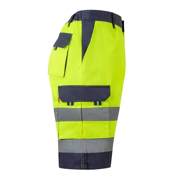 Zweifarbige Bermudashorts mit mehreren Taschen (210 g/m²), aus Baumwolle (20%) und Polyester (80%) – Ansicht 4
