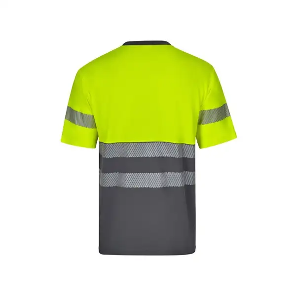 Zweifarbiges T-Shirt aus Piqué (150 g/m²), aus Baumwolle (55 %) und Polyester (45 %) – Ansicht 6