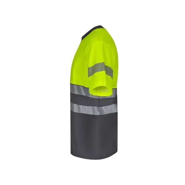 Zweifarbiges T-Shirt aus Piqué (150 g/m²), aus Baumwolle (55 %) und Polyester (45 %) – Ansicht 7