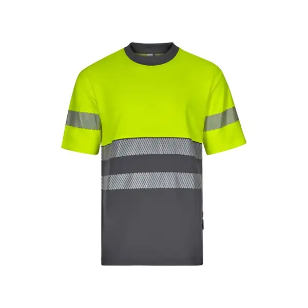 Zweifarbiges T-Shirt aus Piqué (150 g/m²), aus Baumwolle (55 %) und Polyester (45 %) – Ansicht 5