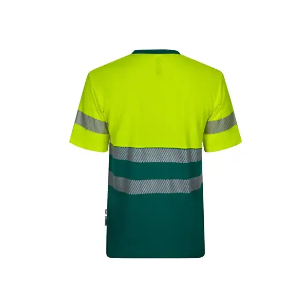 Zweifarbiges T-Shirt aus Piqué (150 g/m²), aus Baumwolle (55 %) und Polyester (45 %) – Ansicht 9