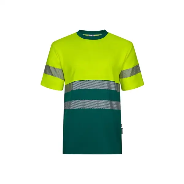Zweifarbiges T-Shirt aus Piqué (150 g/m²), aus Baumwolle (55 %) und Polyester (45 %) – Ansicht 8