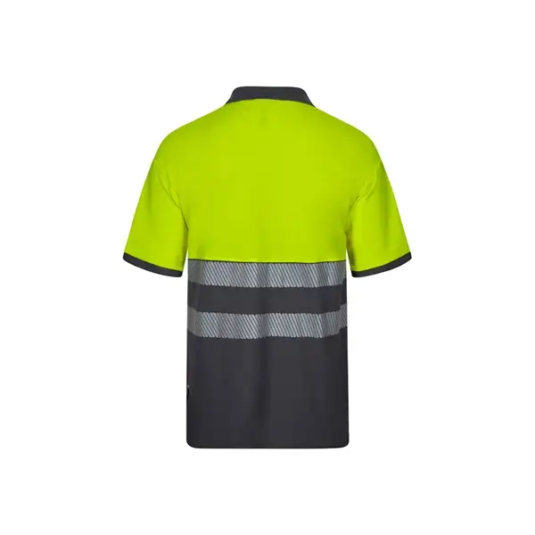 Zweifarbiges Piqué-Poloshirt (150g/m²) mit kurzen Ärmeln, aus Baumwolle (55%) und Polyester (45%) – Ansicht 8