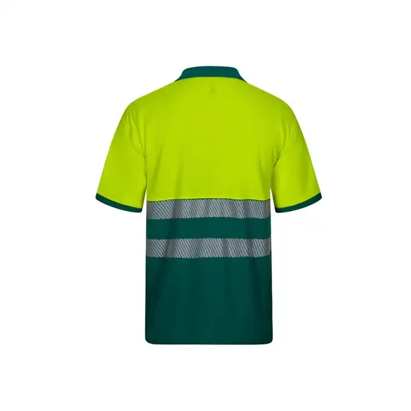 Zweifarbiges Piqué-Poloshirt (150g/m²) mit kurzen Ärmeln, aus Baumwolle (55%) und Polyester (45%) – Ansicht 11