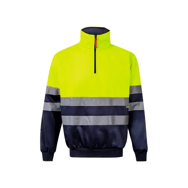 Zweifarbiges Sweatshirt (300g/m²) aus Polyester-Fleece (100%)