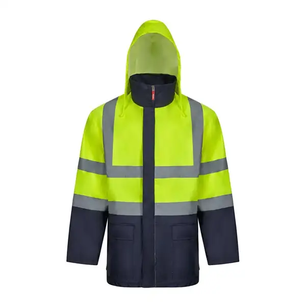 Zweifarbiger 4-in-1-Parka (180 g/m²), aus Polyester (100%) mit PU-Beschichtung – Ansicht 2