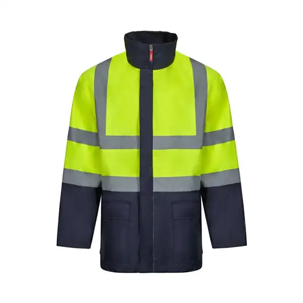 Zweifarbiger 4-in-1-Parka (180 g/m²), aus Polyester (100%) mit PU-Beschichtung – Ansicht 1