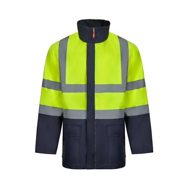 Zweifarbiger 4-in-1-Parka (180 g/m²), aus Polyester (100%) mit PU-Beschichtung