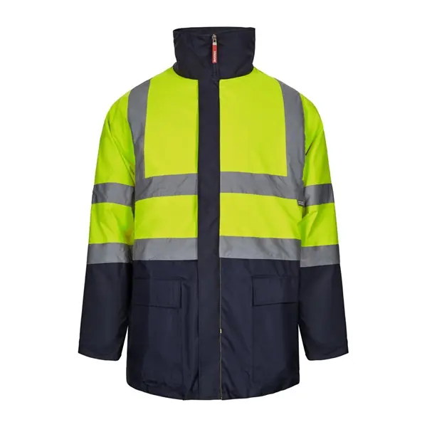 Zweifarbiger 4-in-1-Parka (180 g/m²), aus Polyester (100%) mit PU-Beschichtung