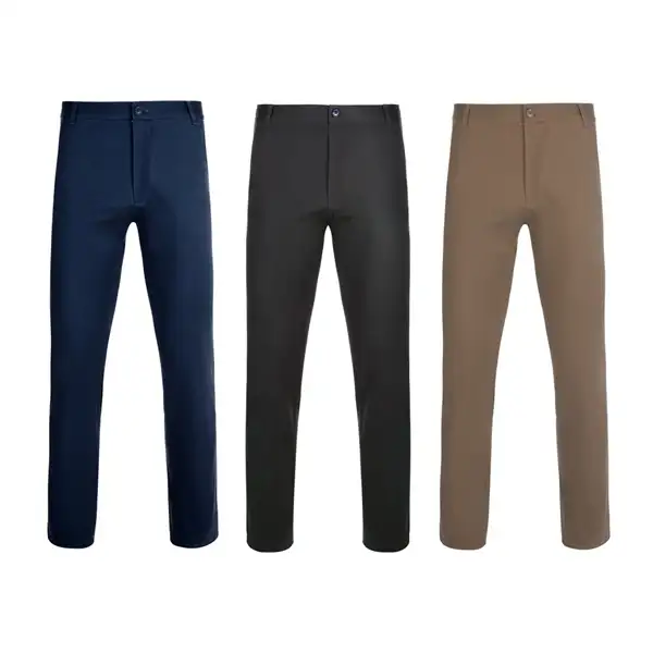 Unisex Stretch-Chinohose (260g/m²), aus Baumwolle (98%) und Elastan (2%) – Ansicht 16