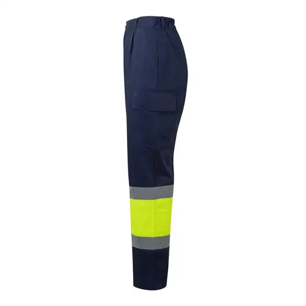 Zweifarbige Hose aus Twill (190g/m²), Baumwolle (20%) und Polyester (80%) – Ansicht 3