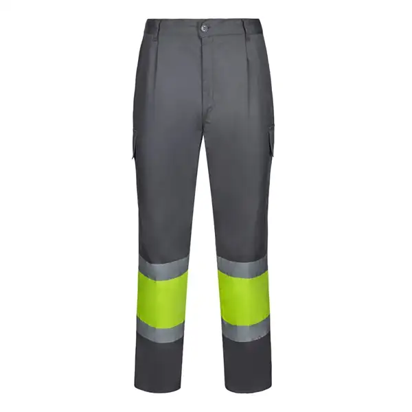 Zweifarbige Hose aus Twill (190g/m²), Baumwolle (20%) und Polyester (80%) – Ansicht 7