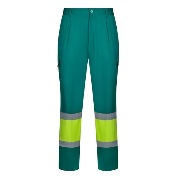 Zweifarbige Hose aus Twill (190g/m²), Baumwolle (20%) und Polyester (80%) – Ansicht 10
