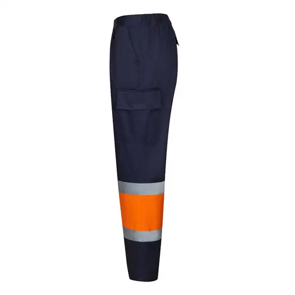 Zweifarbige Hose aus Twill (190g/m²), Baumwolle (20%) und Polyester (80%) – Ansicht 18