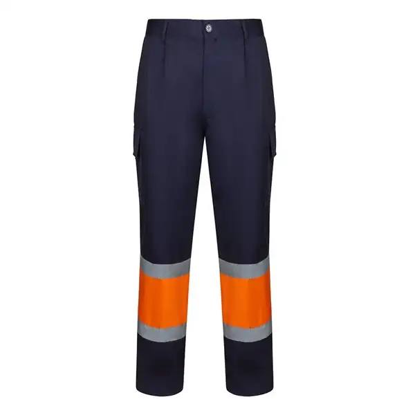 Zweifarbige Hose aus Twill (190g/m²), Baumwolle (20%) und Polyester (80%) – Ansicht 16
