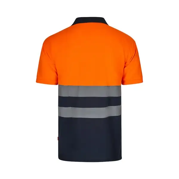 Poloshirt (140g/m²) im Bird-Eye-Design mit kurzen Ärmeln, aus Polyester (100%) – Ansicht 12