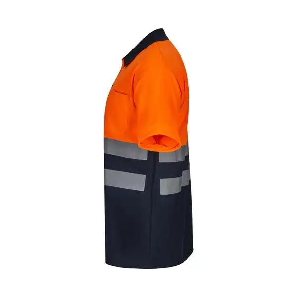 Poloshirt (140g/m²) im Bird-Eye-Design mit kurzen Ärmeln, aus Polyester (100%) – Ansicht 13