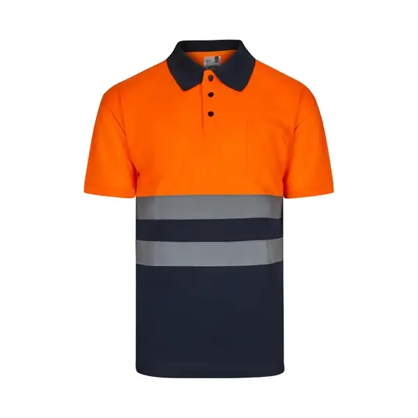 Poloshirt (140g/m²) im Bird-Eye-Design mit kurzen Ärmeln, aus Polyester (100%) – Ansicht 11