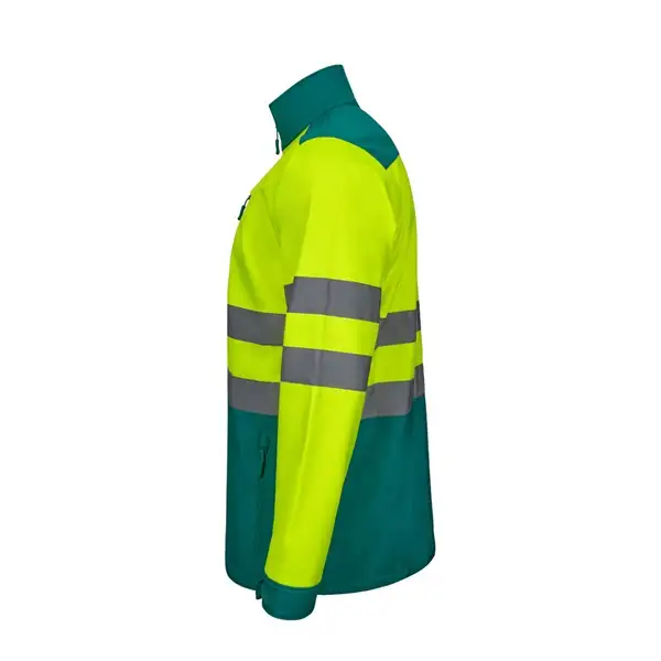 Zweifarbige Softshell-Jacke (280 g/m²), mit Fleece-Futter und TPU-Membran, aus Polyester (96 %) und Elasthan (4 %) – Ansicht 12