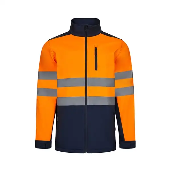 Zweifarbige Softshell-Jacke (280 g/m²), mit Fleece-Futter und TPU-Membran, aus Polyester (96 %) und Elasthan (4 %) – Ansicht 16