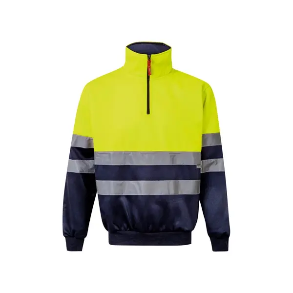 Zweifarbiges Sweatshirt (300g/m²) aus Polyester-Fleece (100%)