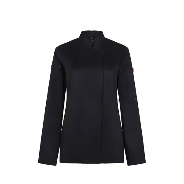 Kochjacke für Damen (190 g/m²), aus Baumwolle (35 %) und recyceltem Polyester (65 %)