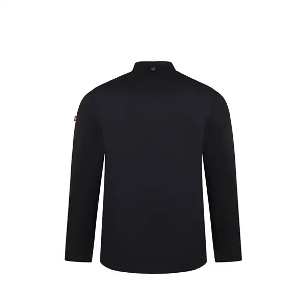 Kochjacke Unisex (190 g/m²), aus Baumwolle (35 %) und recyceltem Polyester (65 %) – Ansicht 2