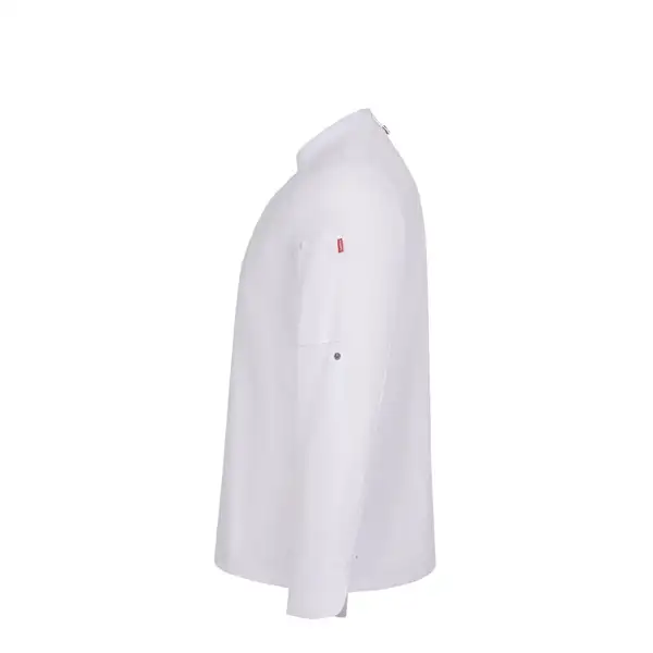 Kochjacke Unisex (190 g/m²), aus Baumwolle (35 %) und recyceltem Polyester (65 %) – Ansicht 7