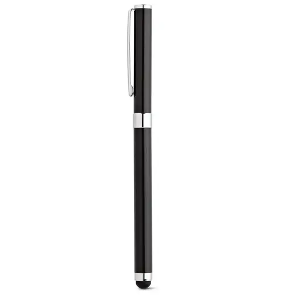 Rollerball aus Edelstahl mit Touchpen-Spitze – Ansicht 1
