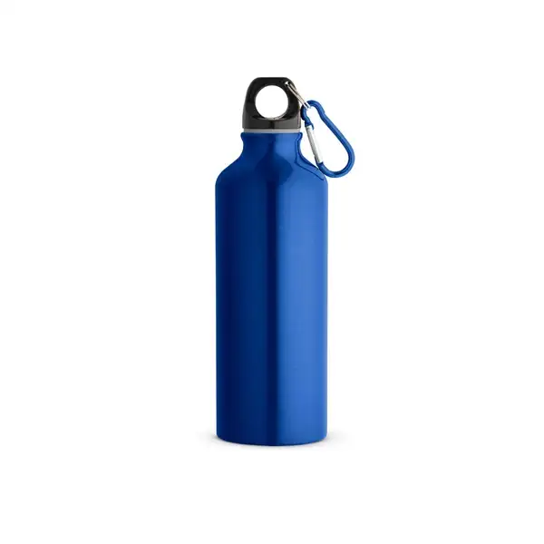 Flasche aus recyceltem Aluminium (100% rAL) 530 mL mit Karabiner – Ansicht 4