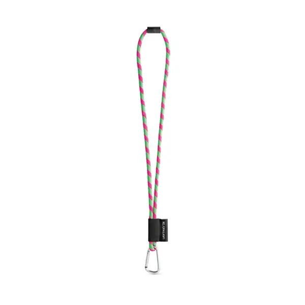 SET Lanyard TUBE Long (Ø 7 mm) mit 55 mm D-förmigem Karabiner und Ø 7 mm Sicherheitsverschluss – Ansicht 10