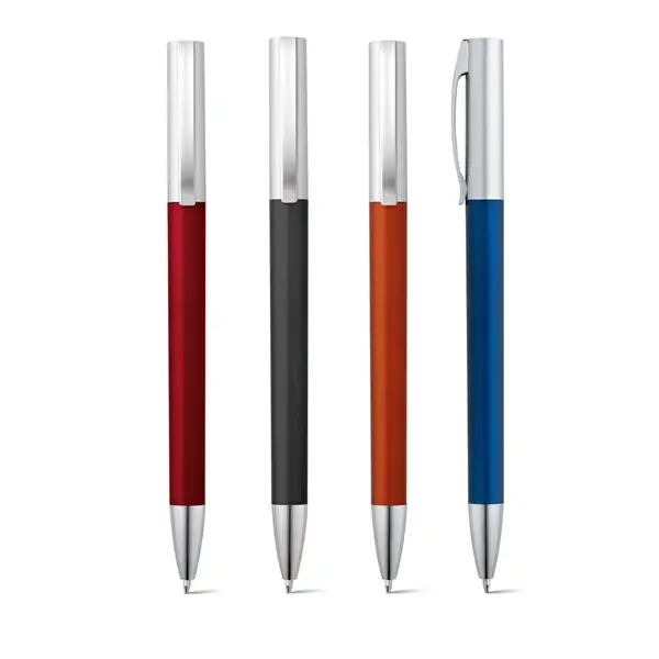 Kugelschreiber mit Drehmechanik, Metallclip – Ansicht 6