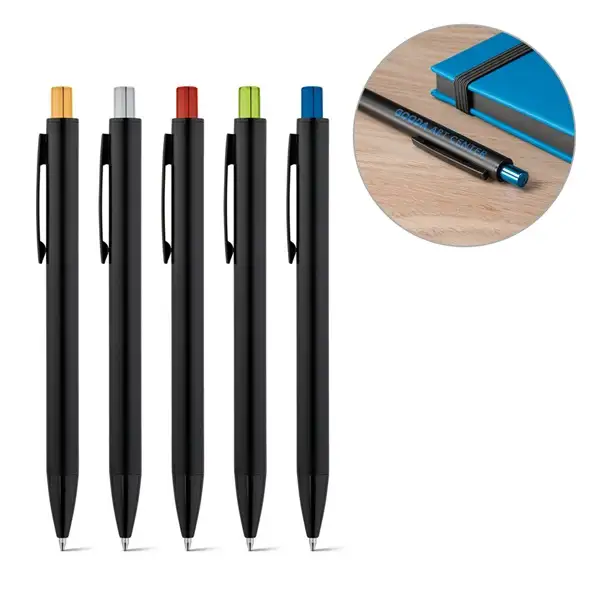 Aluminium-Kugelschreiber mit mattem Finish – Ansicht 7