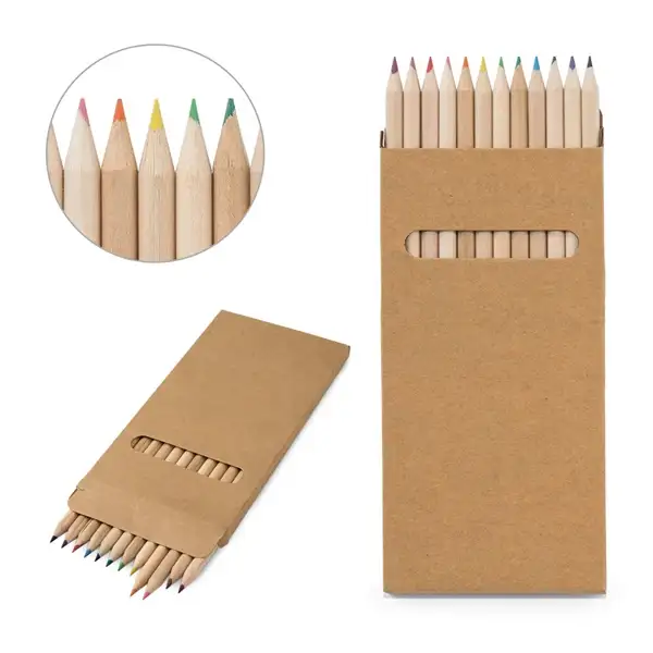 Buntstift Schachtel mit 12 Buntstiften – Ansicht 3