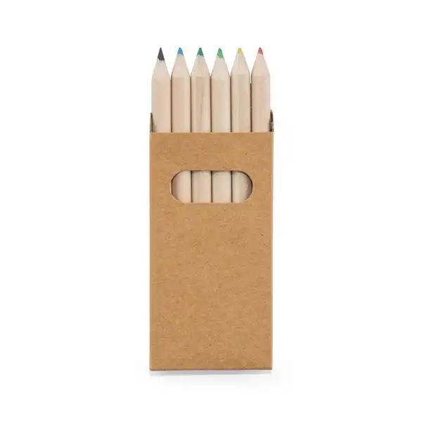 Buntstift Schachtel mit 6 Buntstiften – Ansicht 2