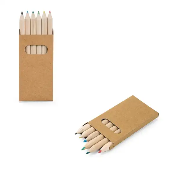 Buntstift Schachtel mit 6 Buntstiften – Ansicht 3