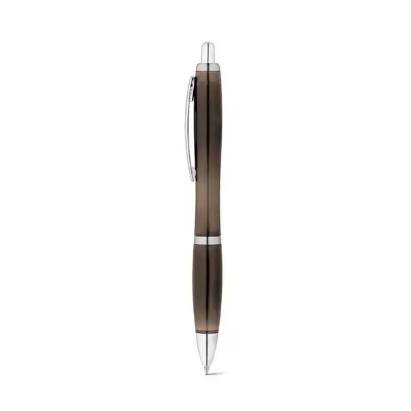 Recyceltes PET (100% rPET)-Kugelschreiber mit Metallclip – Ansicht 1