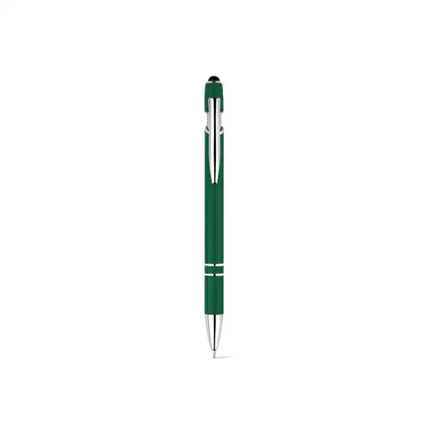 Kugelschreiber mit Gehäuse aus recyceltem Aluminium (100% rAL) und Touch-Pen Druckknopf – Ansicht 22